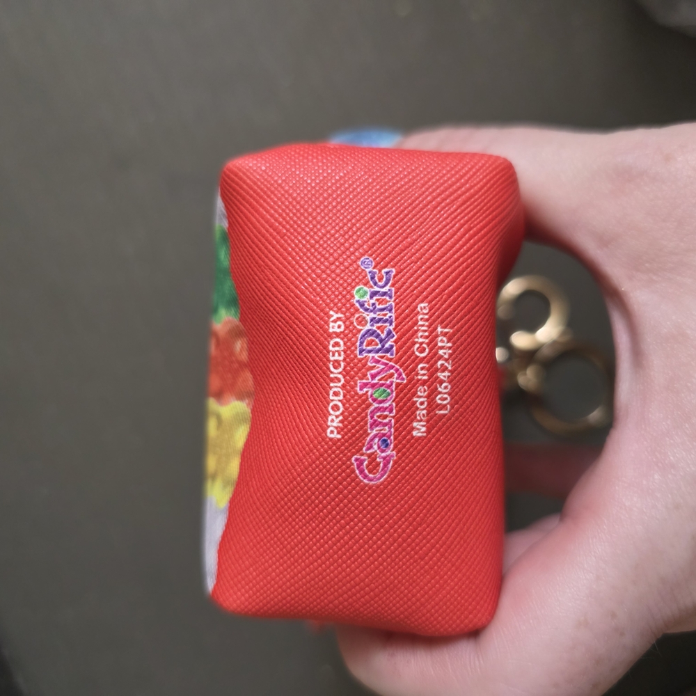 Colorful Checkered Keychain Pouch - Picture 3 of 3